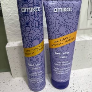 Amika Bust Your Brass Purple Shampoo and Conditioner